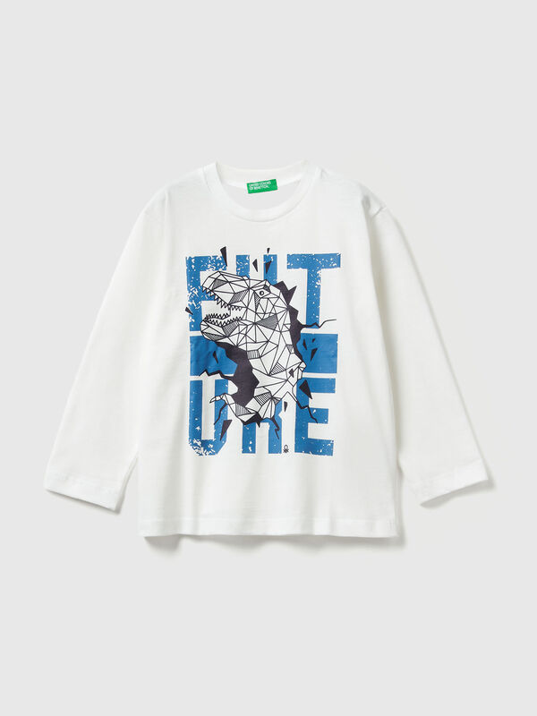 T-shirt com estampa Menino
