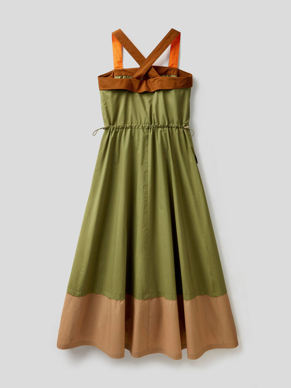 Vestido comprido com maxi bolsos image number 2