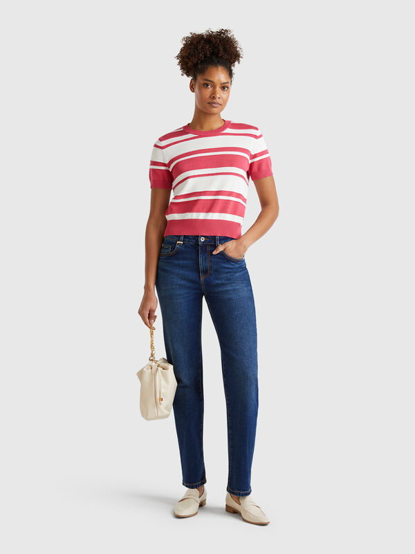 Jeans straight Mulher