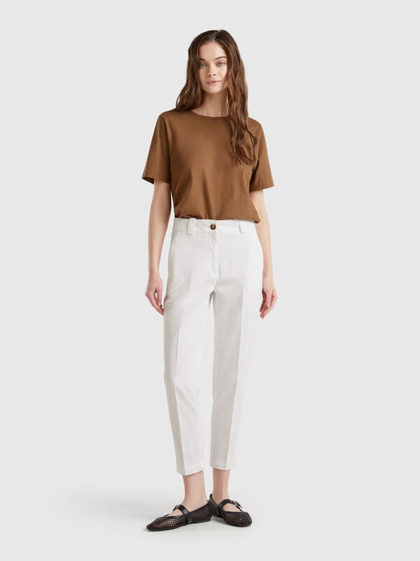 Calças slim fit Mulher