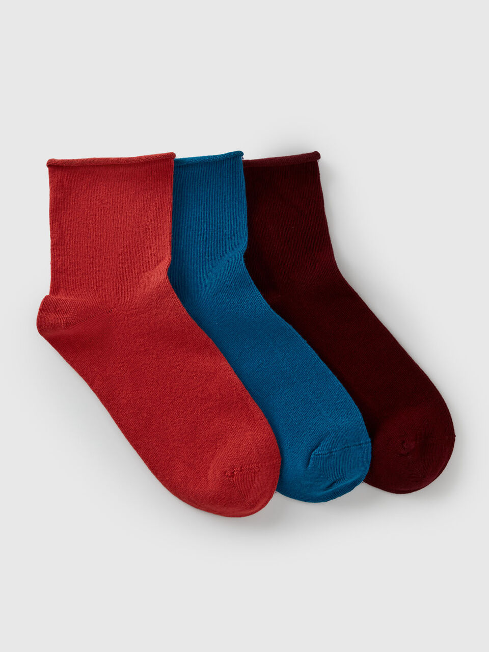 KNITTED SOCKS 3 PAIR Mulher image number null