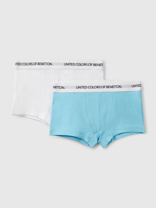 Dois boxers com elástico logótipo Menino