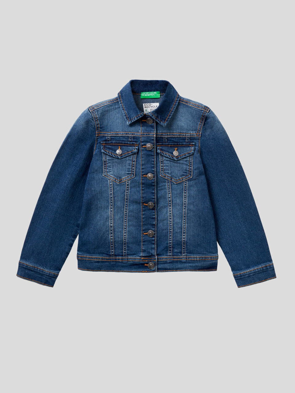Blusão em denim "Eco-Recycle" image number 1