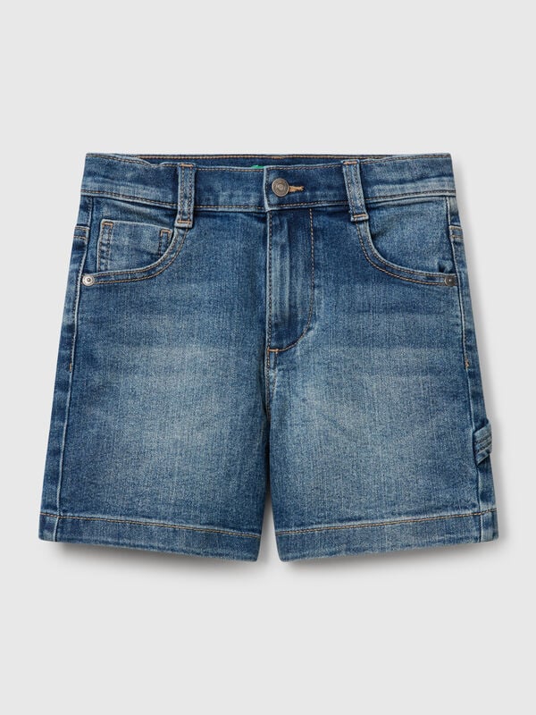 Bermudas em denim  Menino