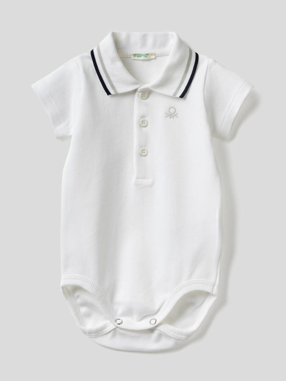 Body polo em algodão orgânico image number 1