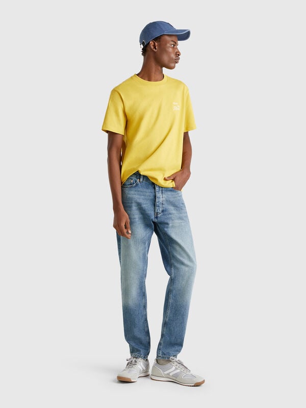Calça jeans regular Homem