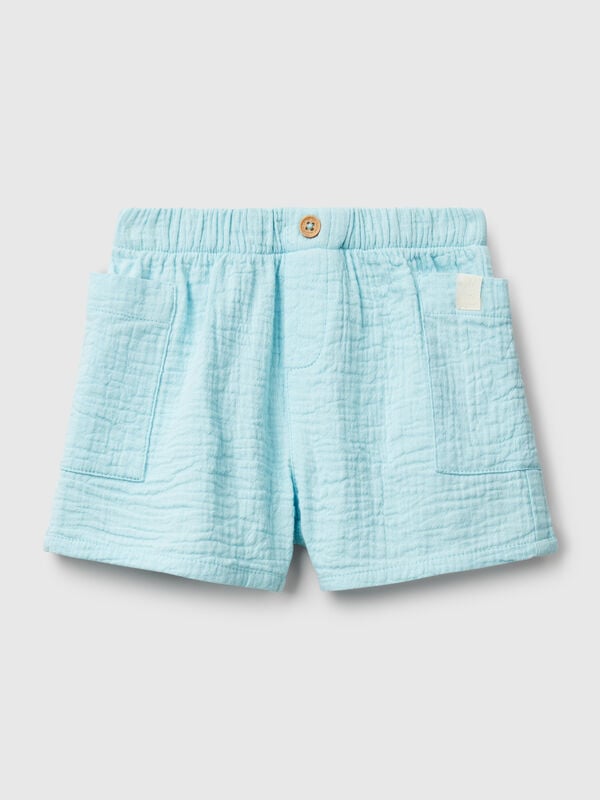 Shorts com bolsos Recém-nascido