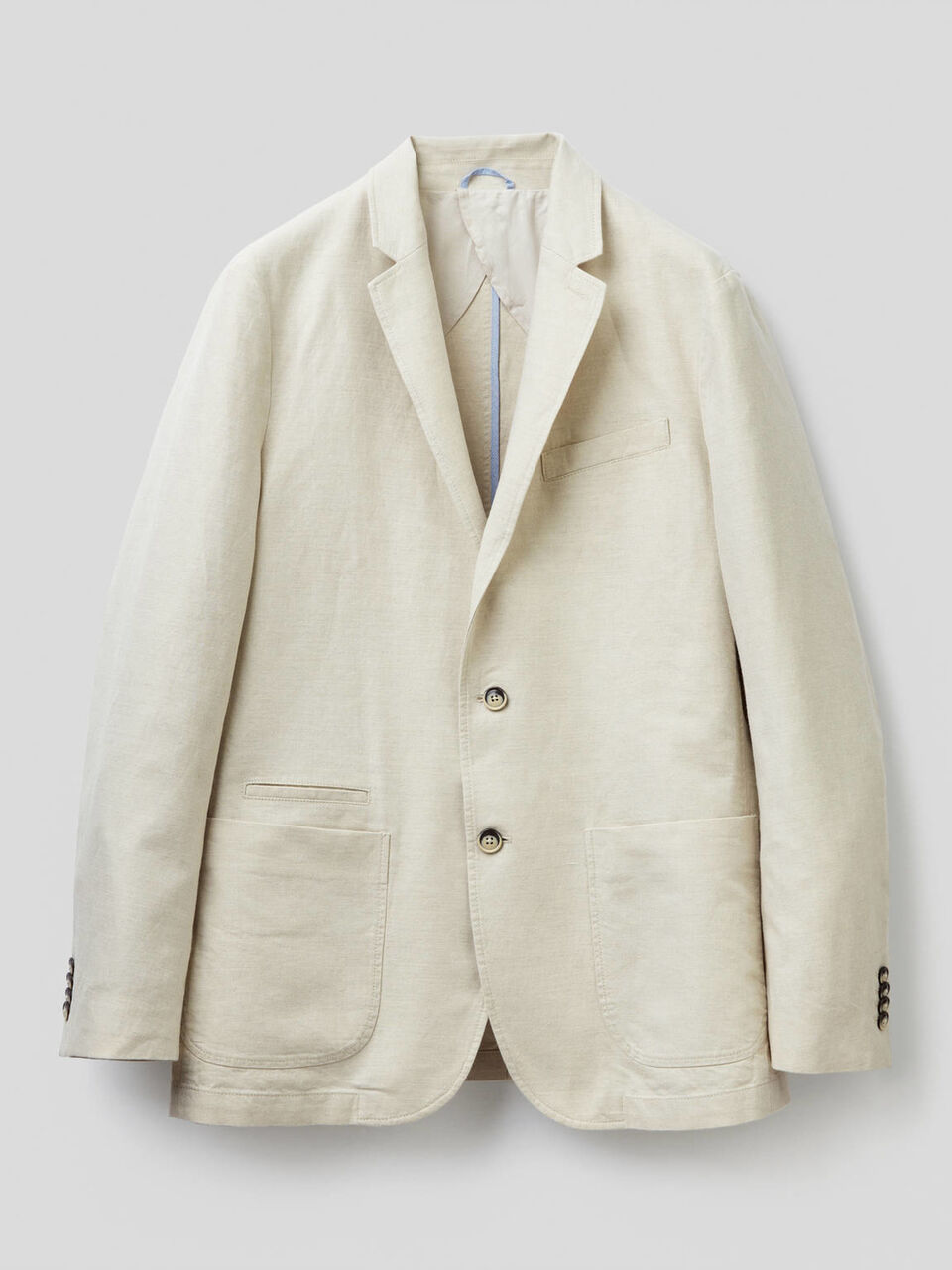 Blazer em linho misto image number 1