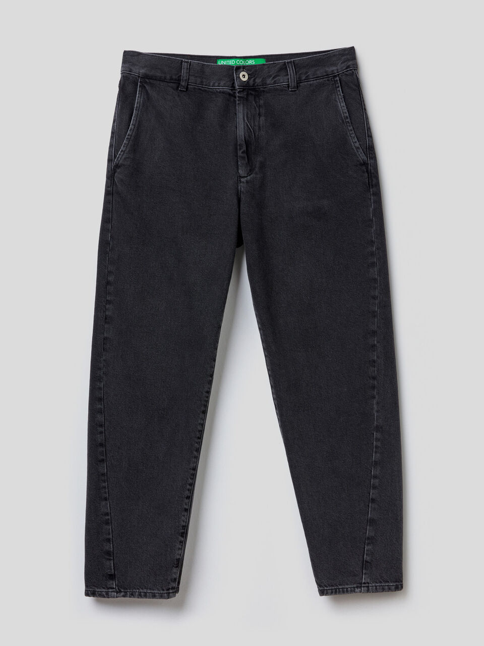 Jeans cropped em 100% algodão image number 1