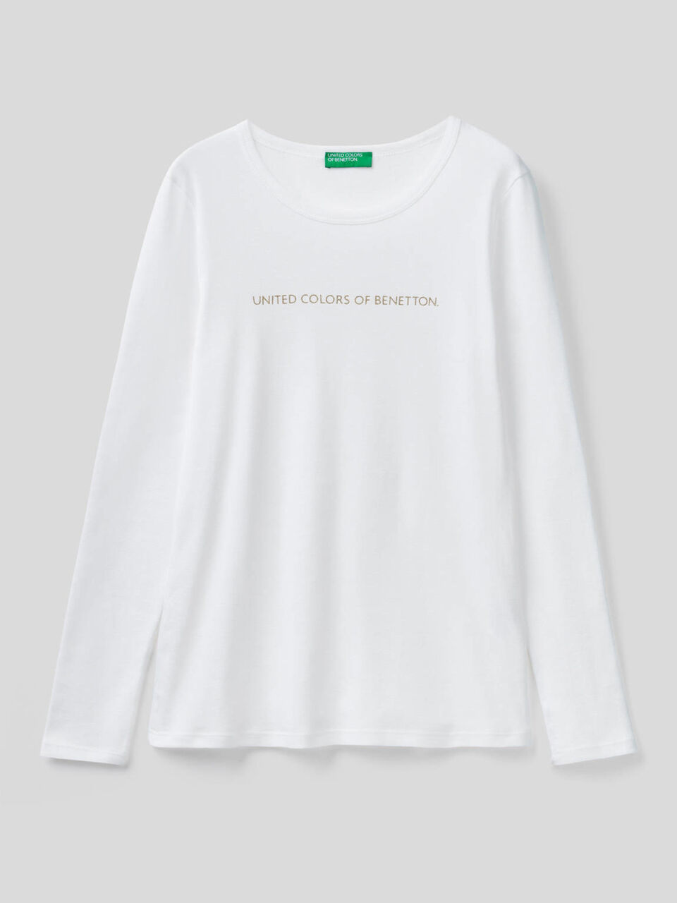 T-shirt de manga comprida em 100% algodão image number 1
