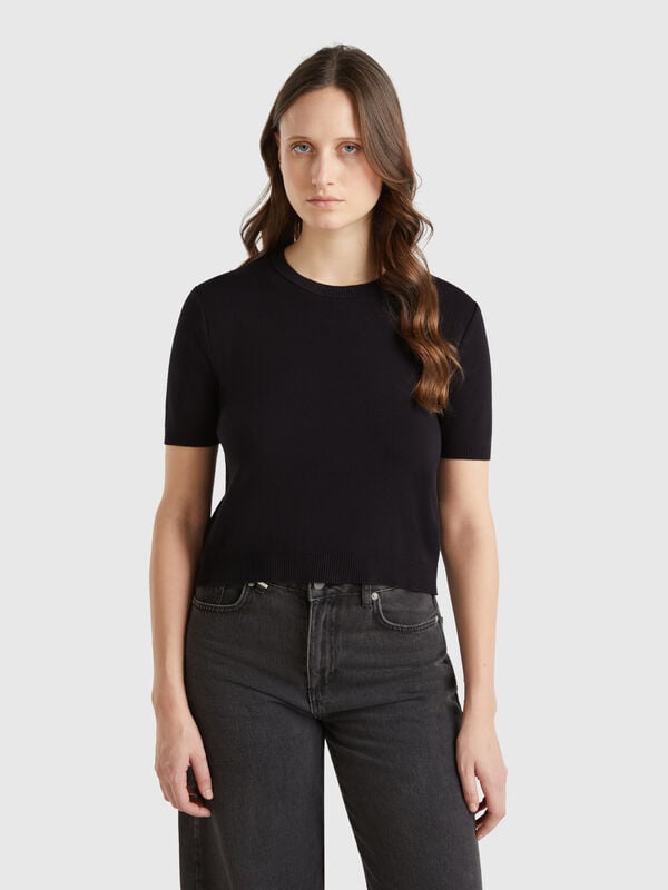 Camisa manga curta 100% algodão Mulher