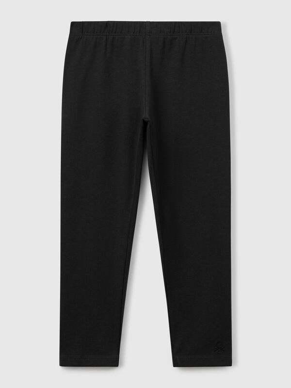 Leggings em algodão stretch Menina
