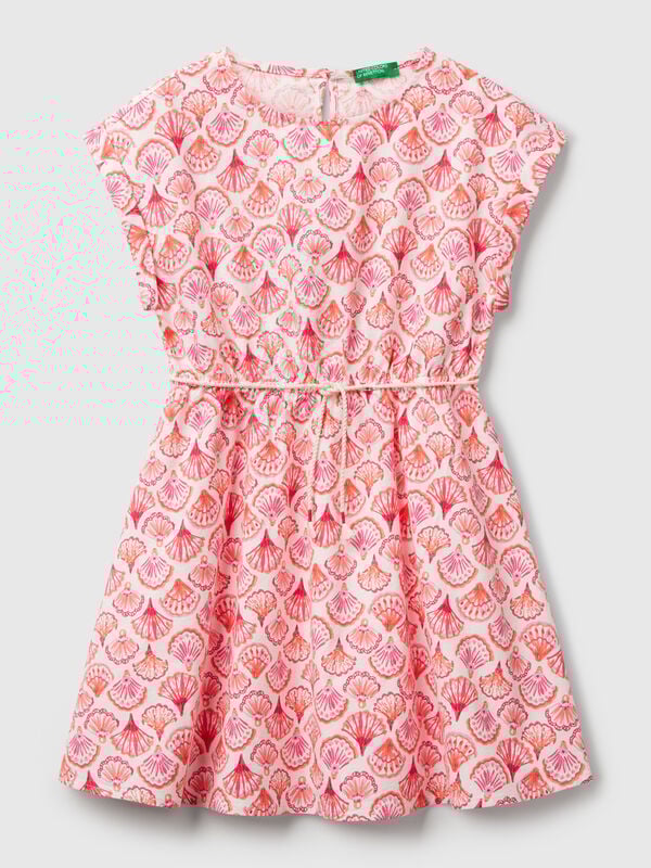 Vestido evasé padrão Menina