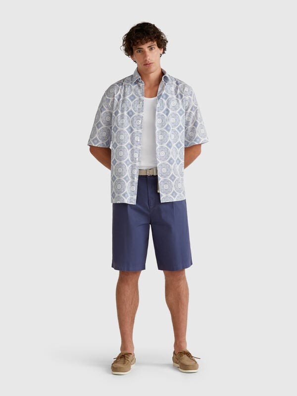 Bermudas amplas Homem