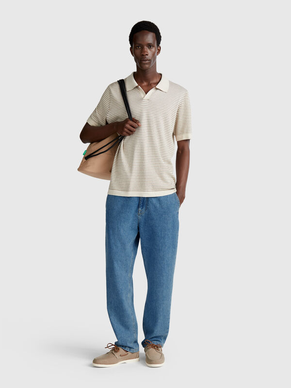 Jeans chino regular fit Homem