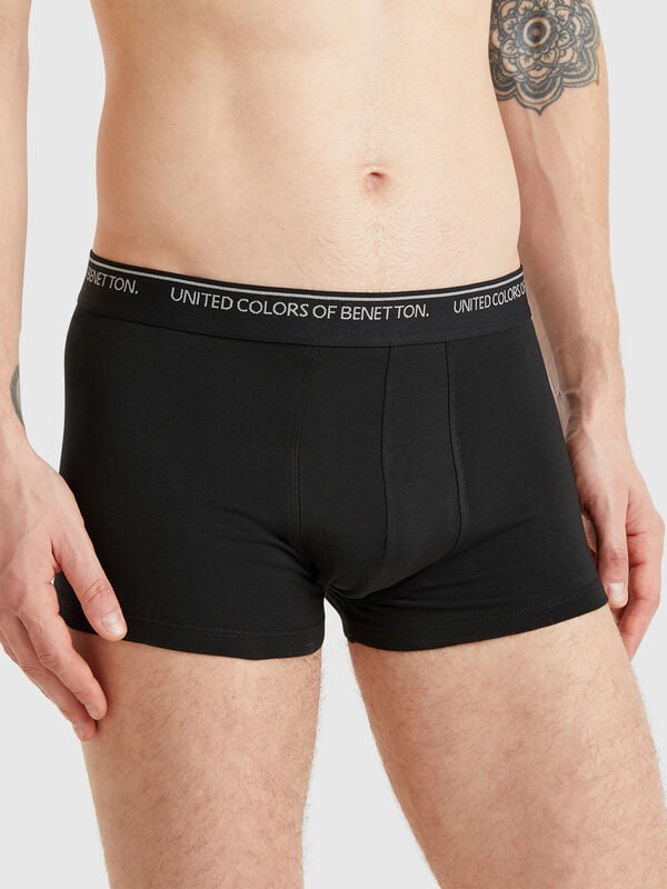 Boxers ajustados em algodão  Homem