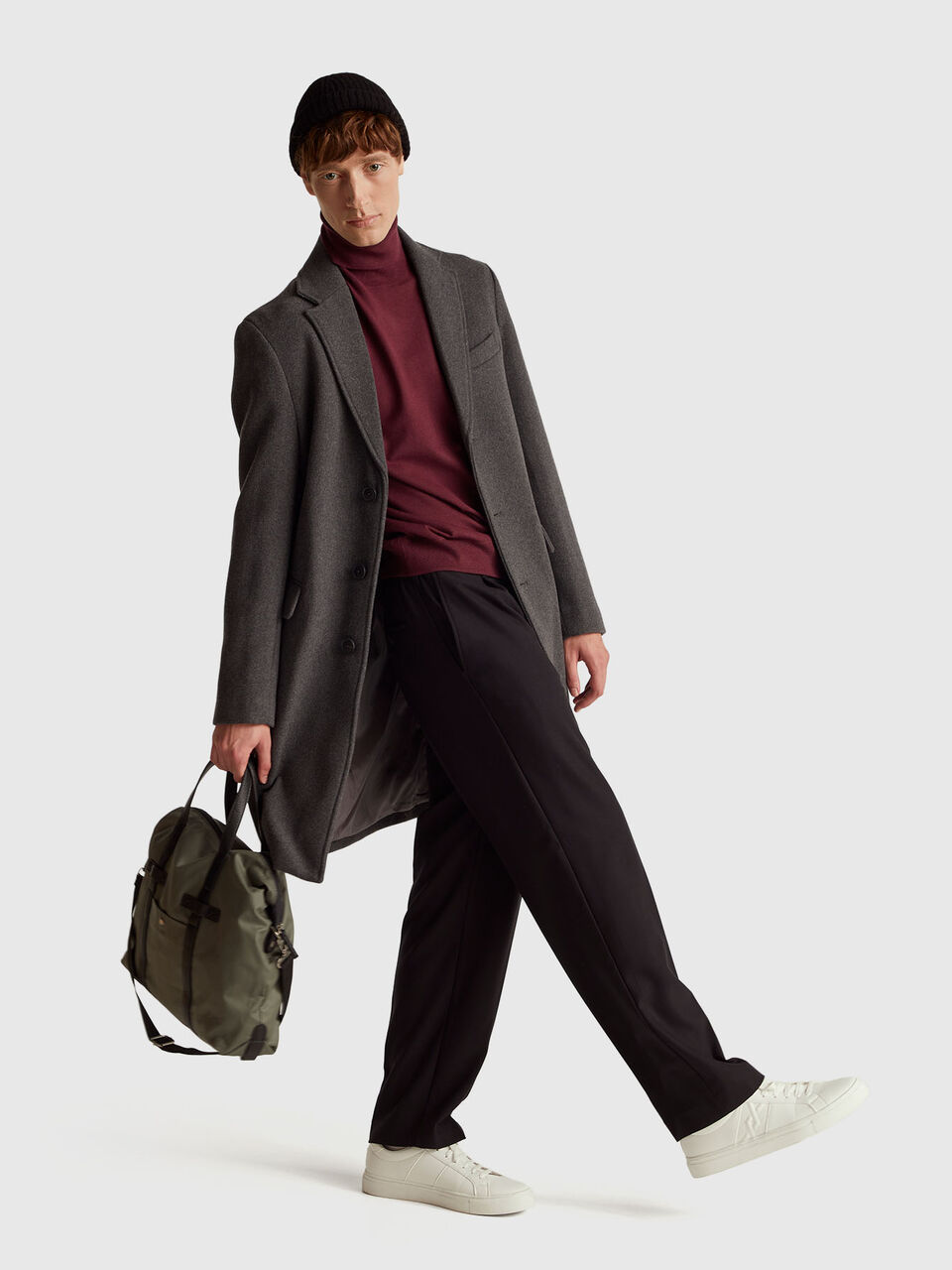 TURTLE NECK SWEATER Homem image number null