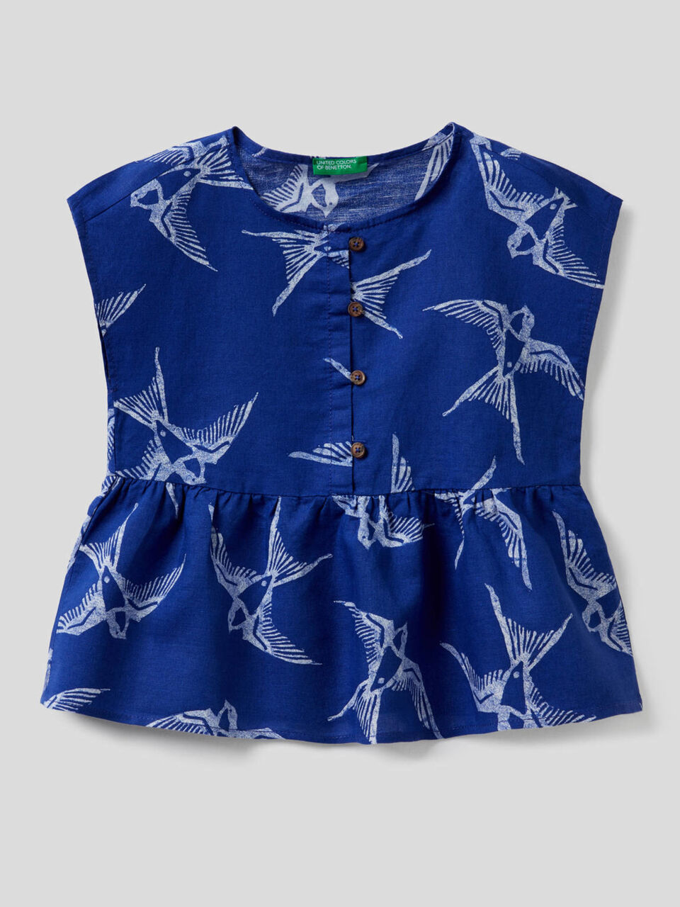 Blusa de manga curta estampada image number 1