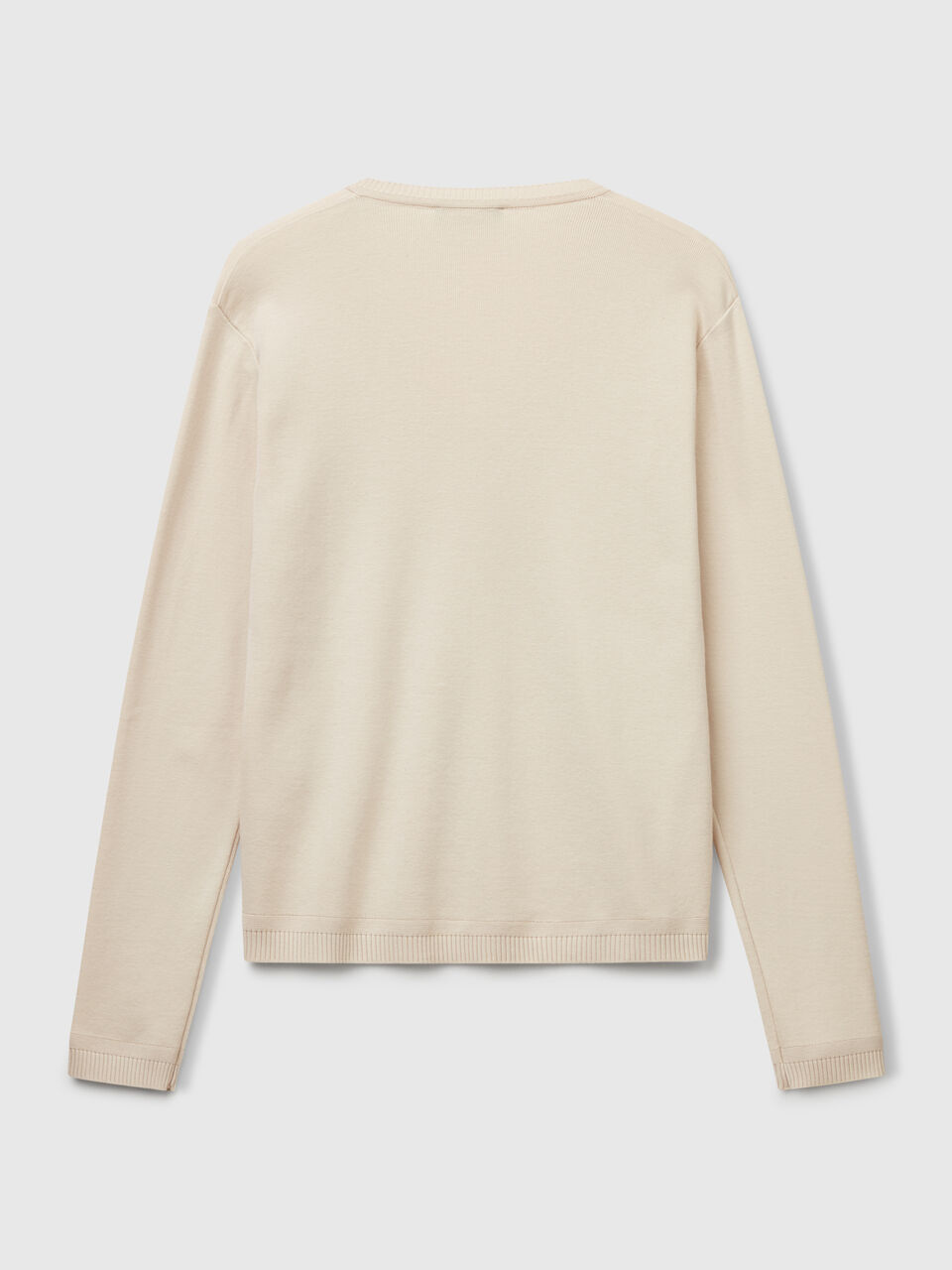 V NECK SWEATER L/S Mulher image number 2