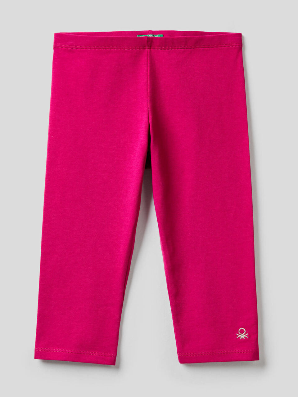 Leggings 3/4 em algodão stretch image number 1