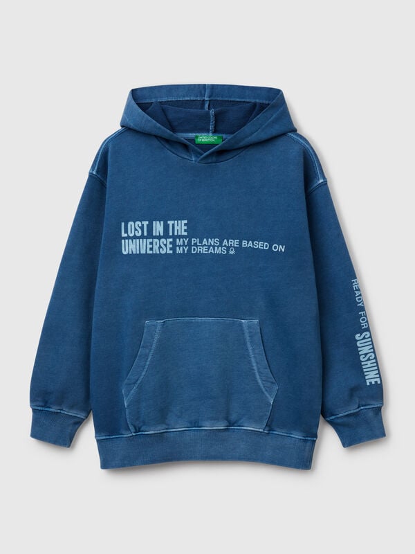 Sweat oversized com estampa Menino