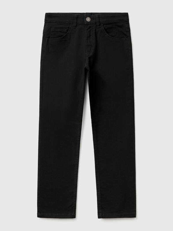 Calças slim fit cinco bolsos Menino