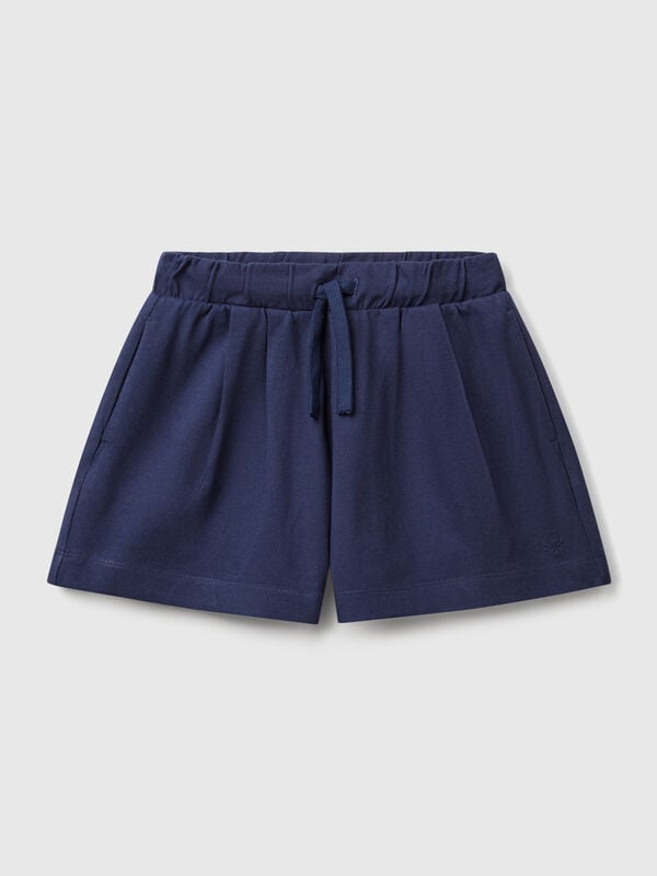 Shorts em algodão puro Menina