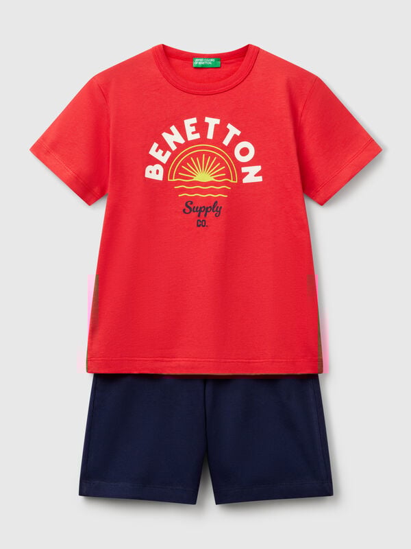 SET T-SHIRT+SHORTS Menino