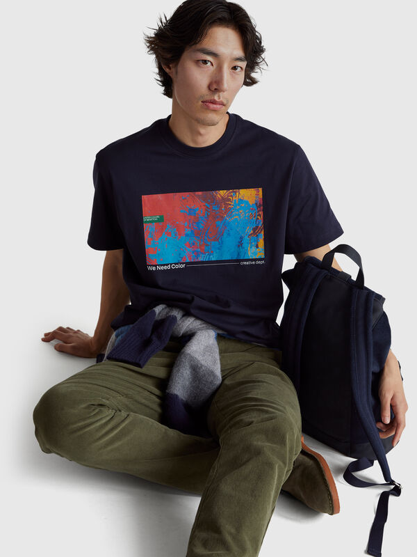 T-shirt relaxed fit Homem