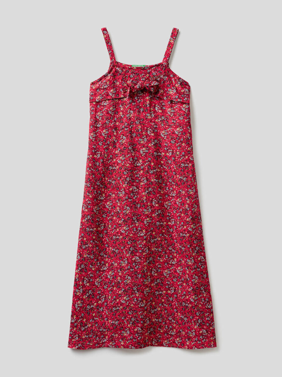 Vestido comprido com estampado floral image number 1