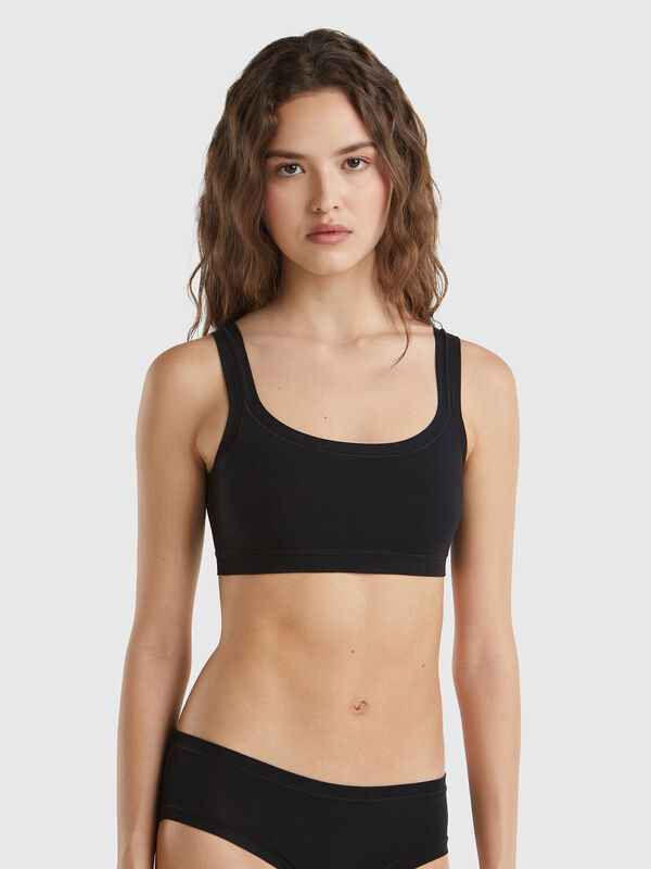 Brassiere em algodão super stretch Mulher