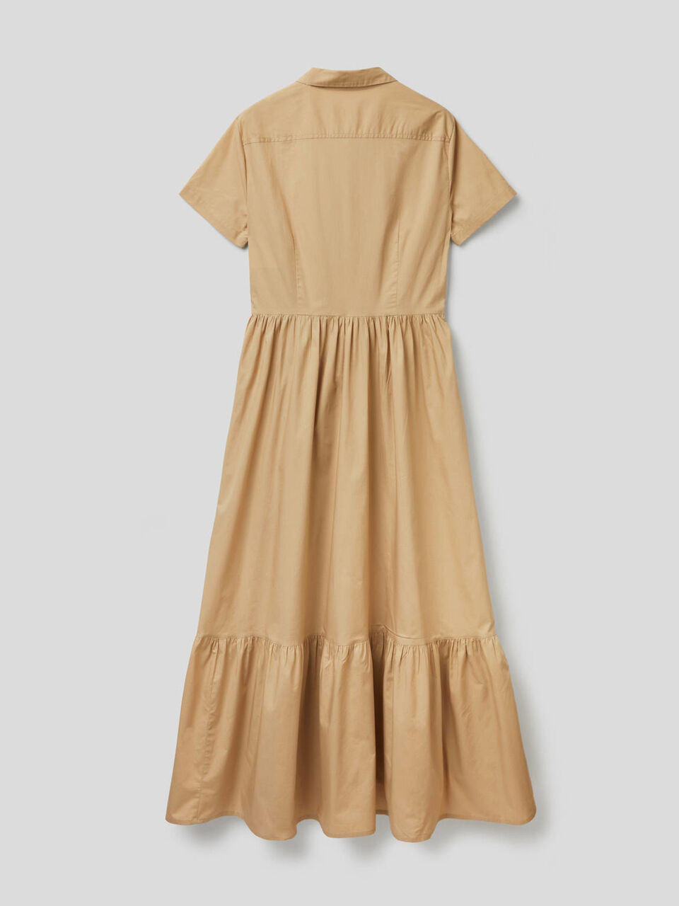 Vestido comprido com folho na base image number 2