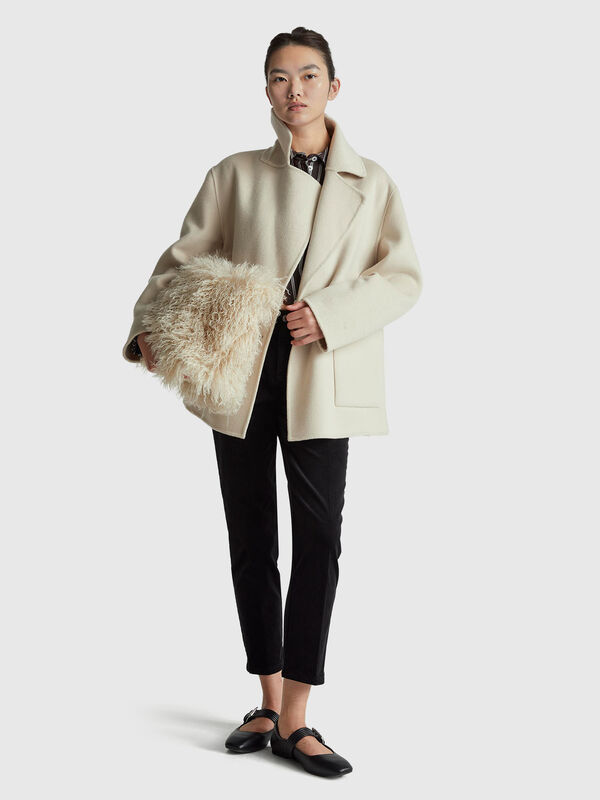 Chinos em veludo elástico Mulher