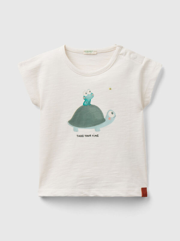 T-shirt com estampa de animal Recém-nascido