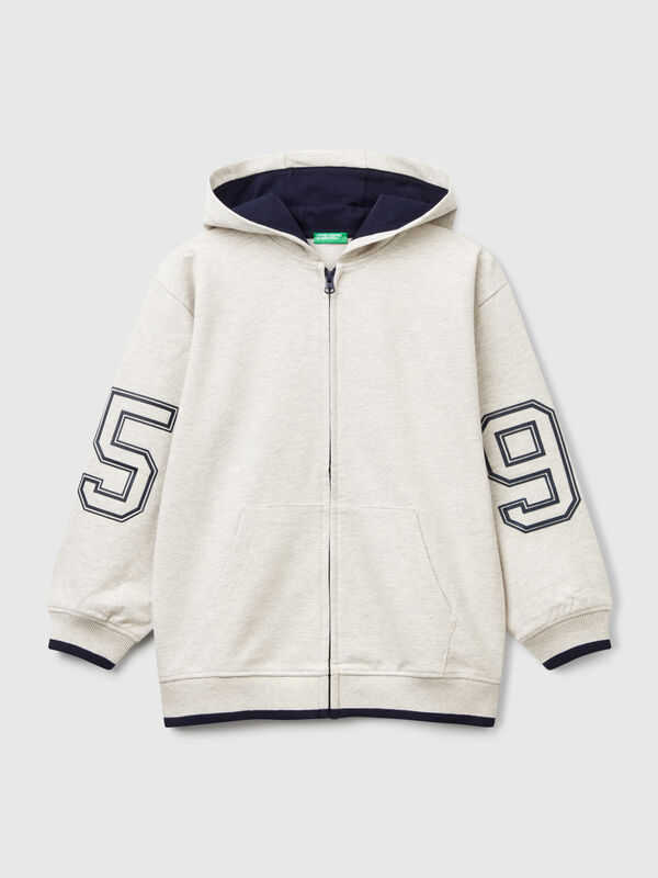 Sweat com estampa emborrachada Menino
