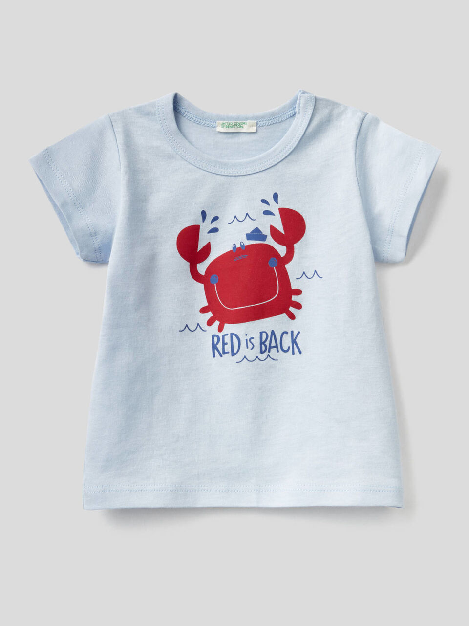 T-shirt em algodão orgânico com estampa image number 1
