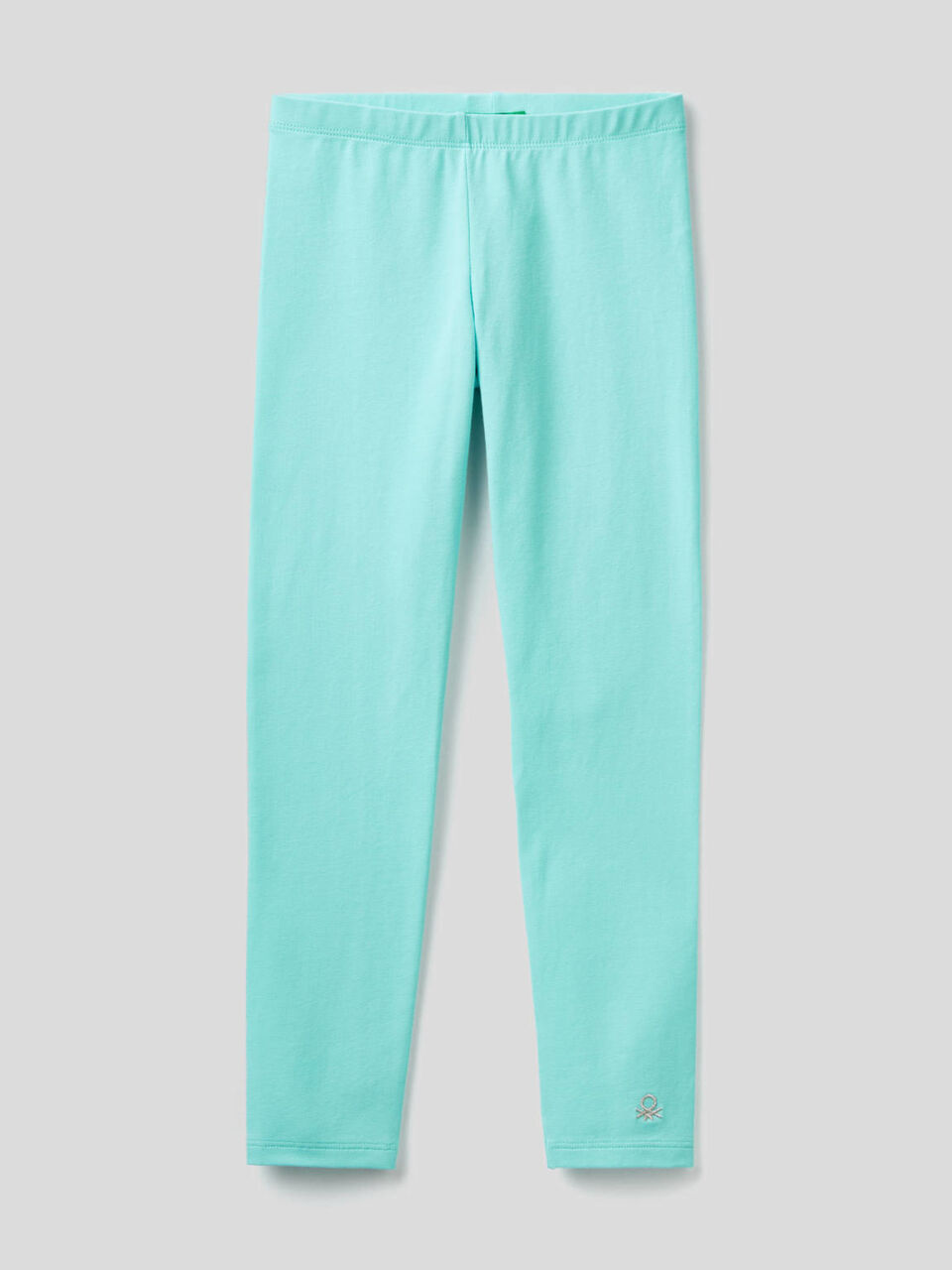 Leggings com logótipo em lurex image number 1