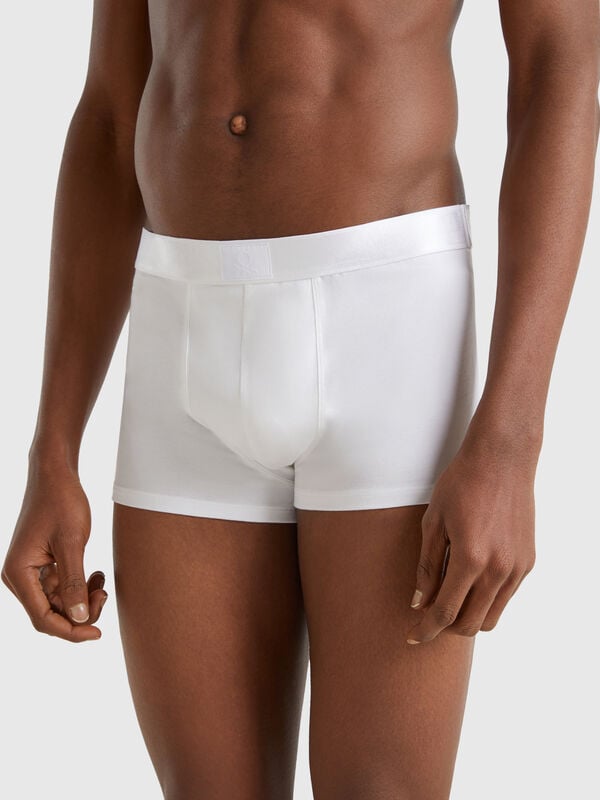 Boxers em mistura de algodão Homem