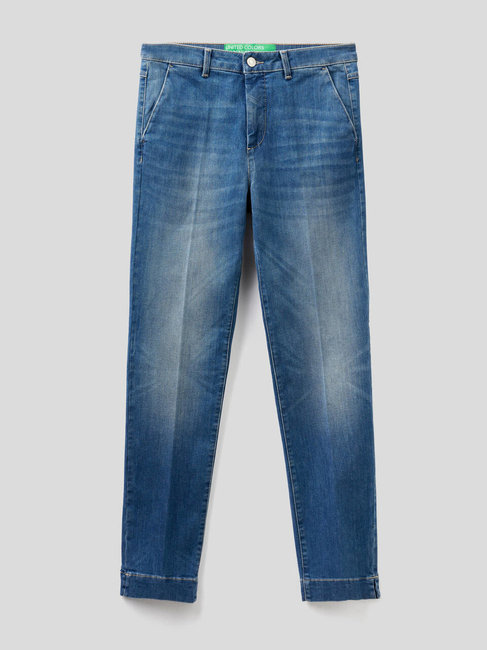 Chinos em denim slim fit image number 1