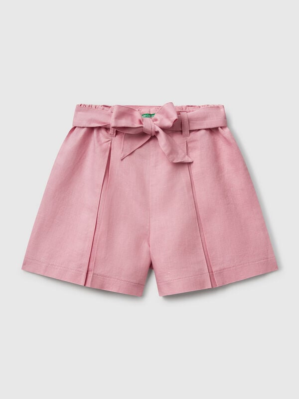 Bermudas com laço Menina