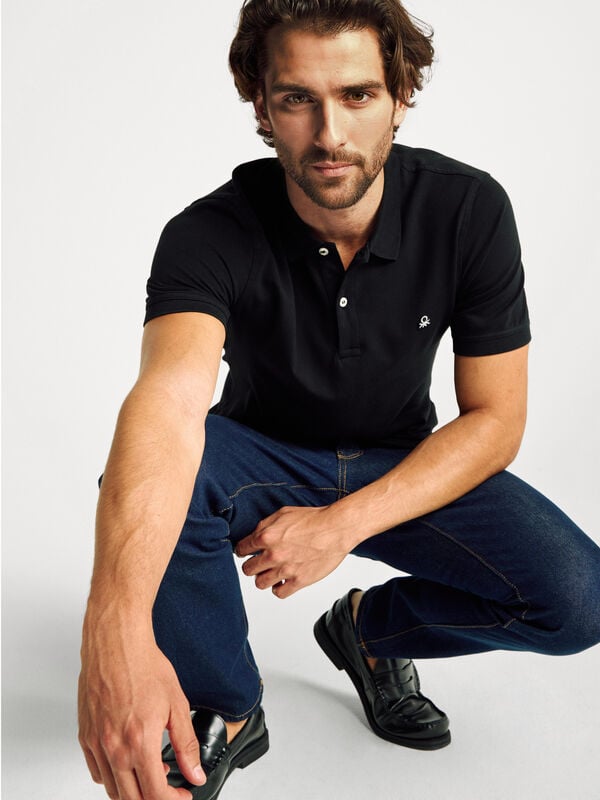Polo slim fit Homem