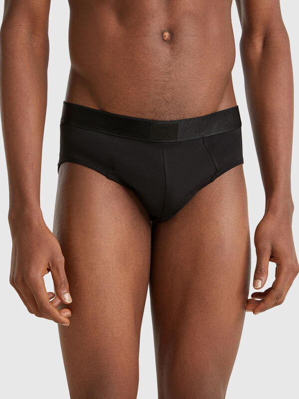 Slip em mistura de algodão Homem