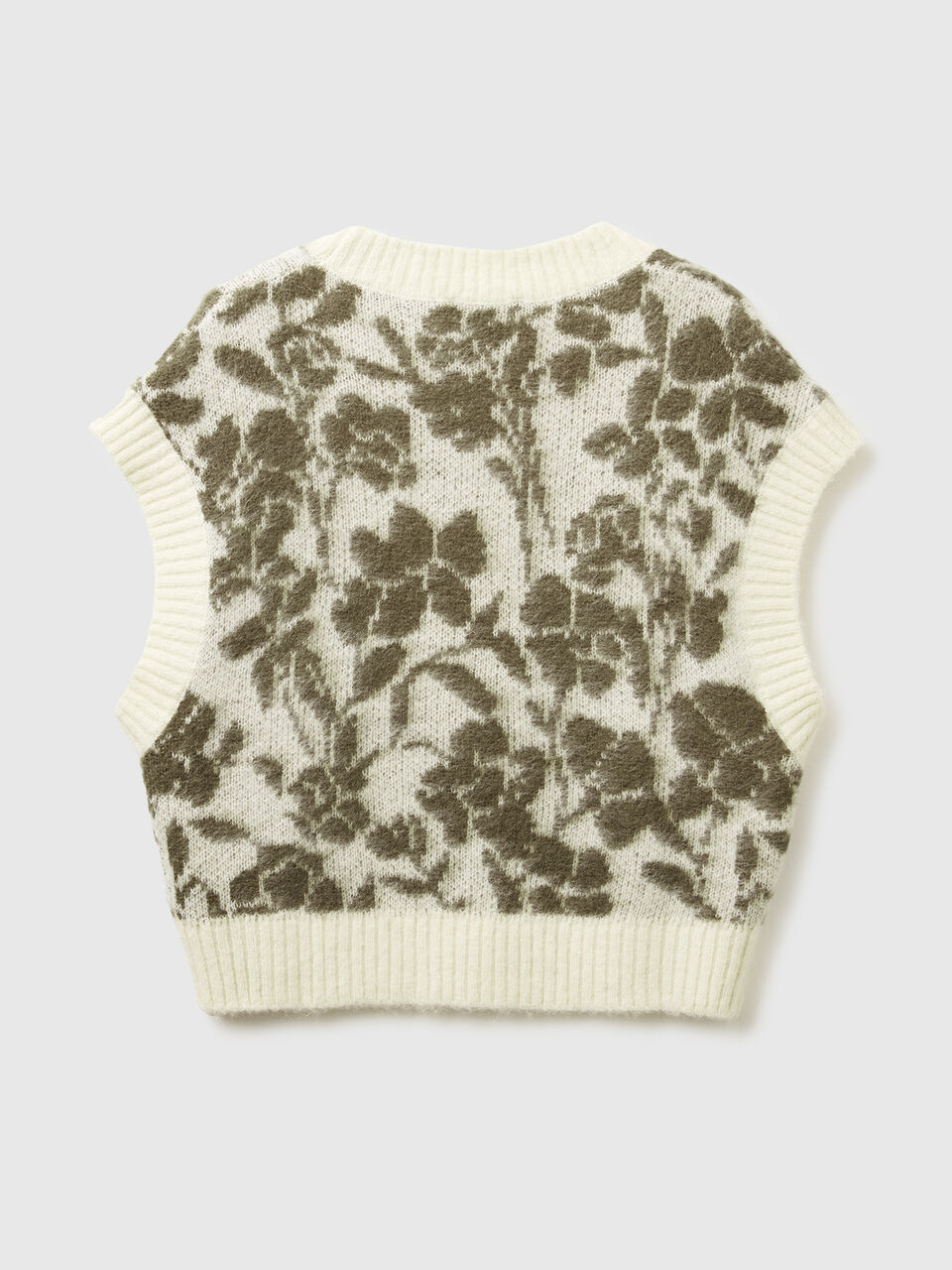 S/L V NECK SWEATER Mulher image number null