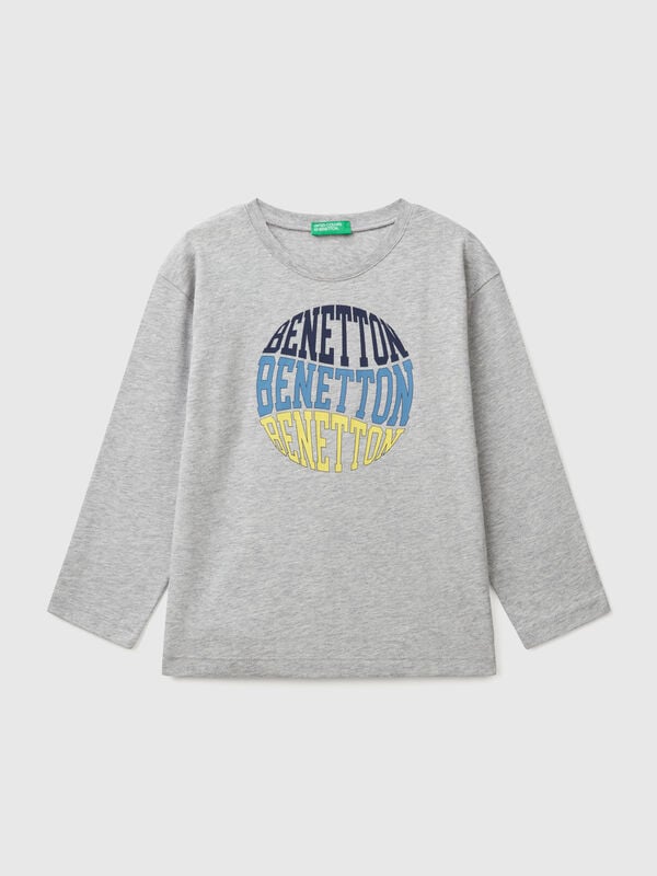 T-shirt em algodão  Menino