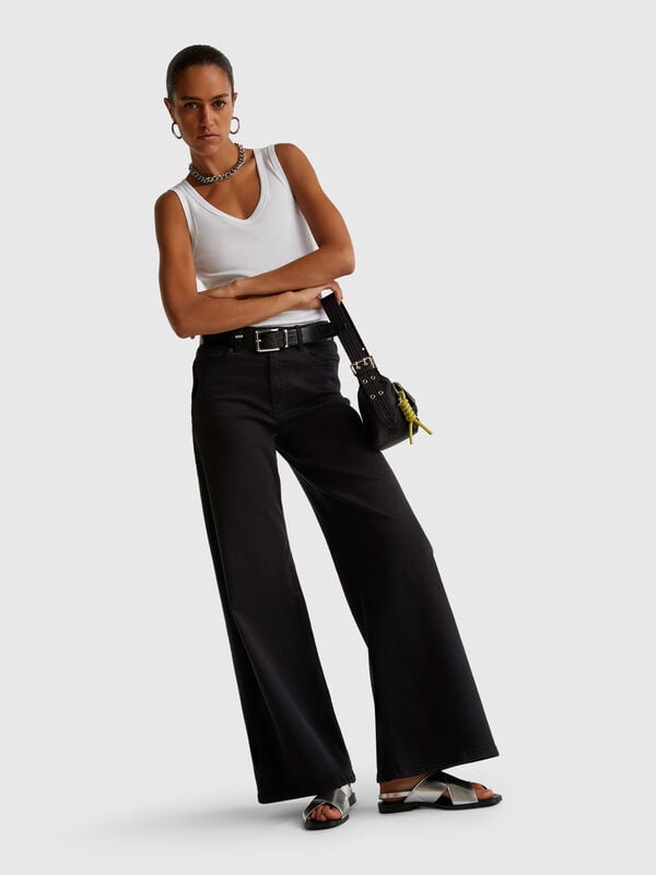 Calças wide fit Mulher