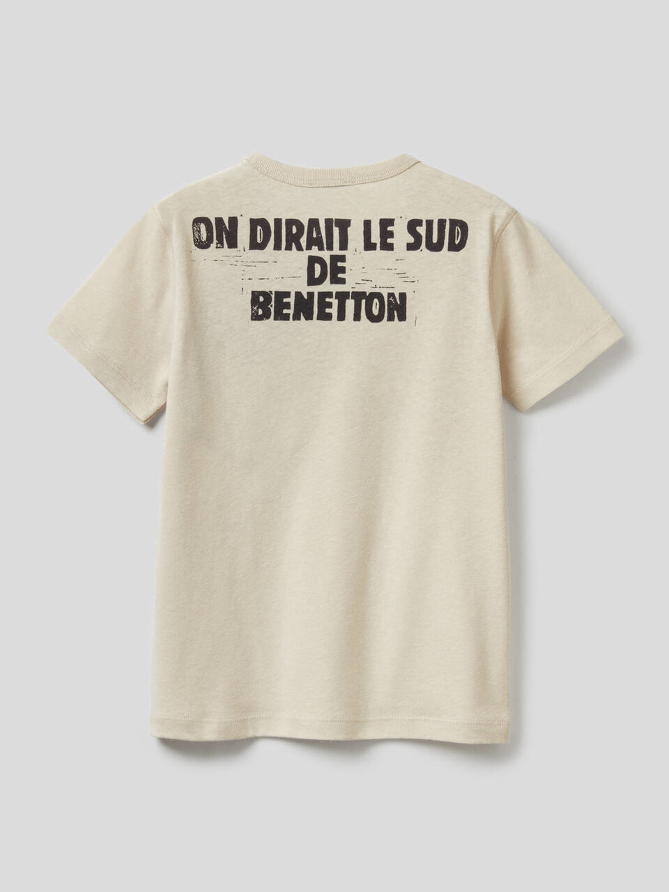 T-shirt com slogan estampado image number 2