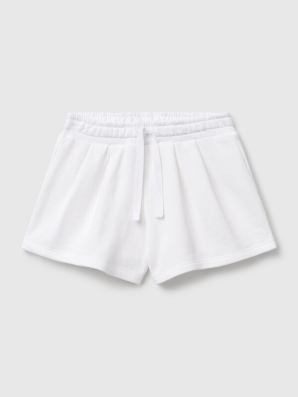 Shorts de lã de algodão Menina