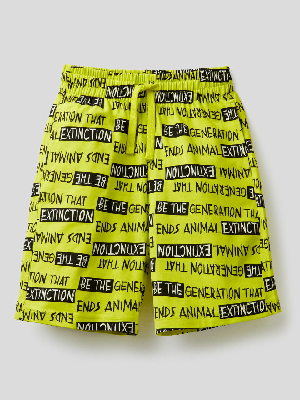 Bermudas estampadas 100% algodão image number 1