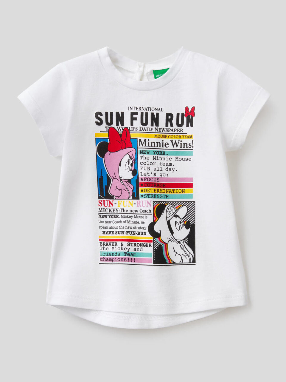 T-shirt em algodão com estampa Minnie image number 1