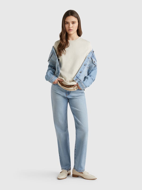 Jeans straight Mulher